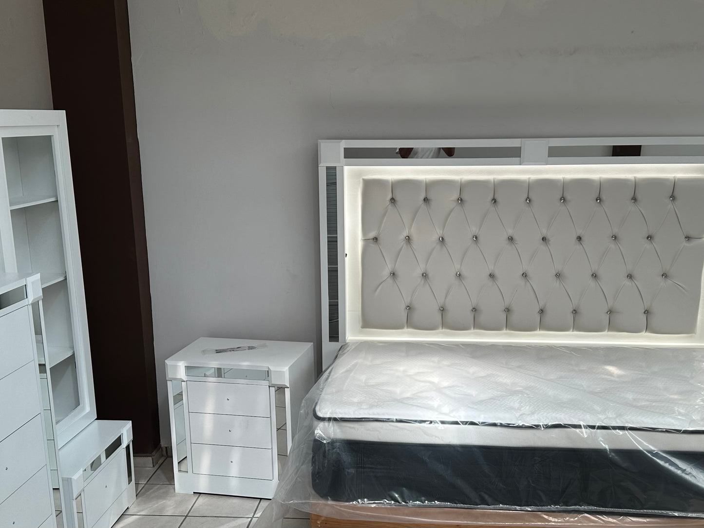 Recámara Creta Blanca King Size