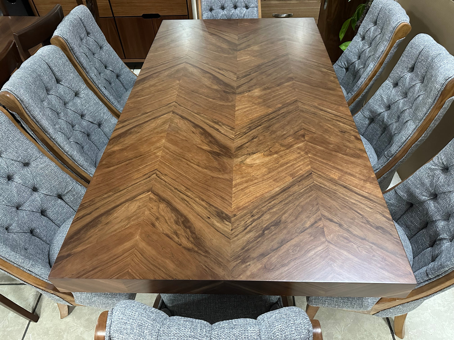 Comedor Isabella Chapa 8 sillas