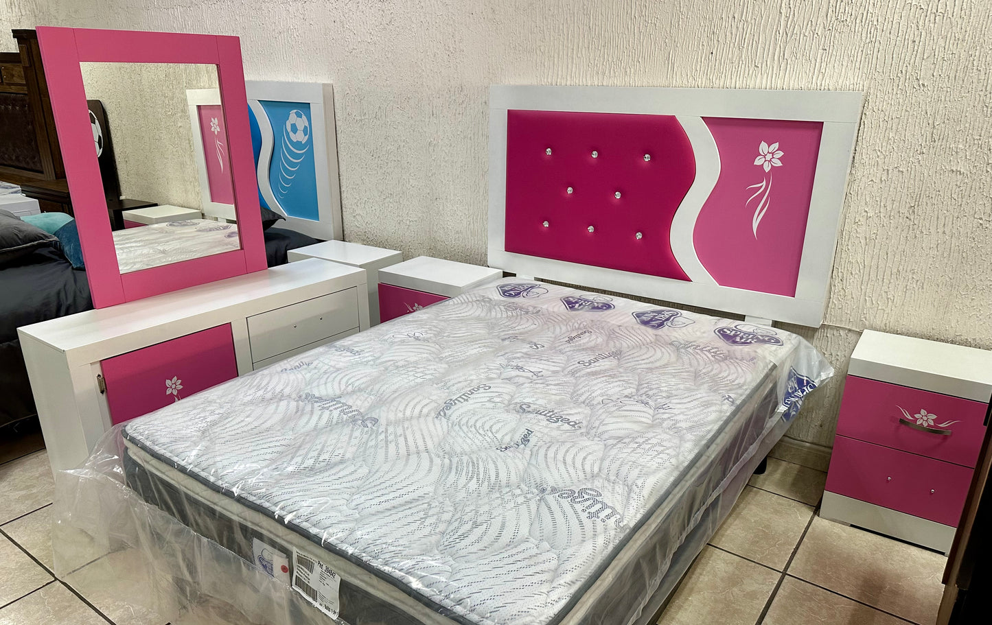 Recámara infantil Matrimonial Rosa