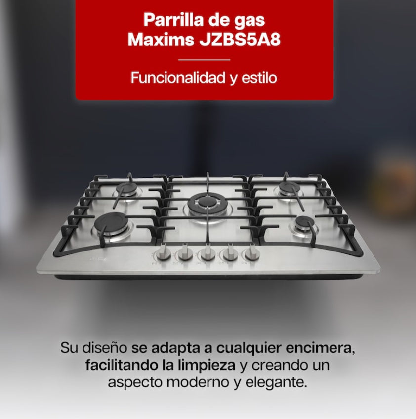 Parrilla Maxims 5Q acero inoxidable
