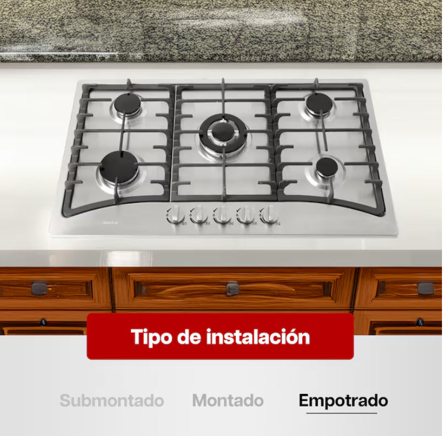Parrilla Maxims 5Q acero inoxidable