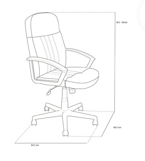 Silla ejecutiva Negro