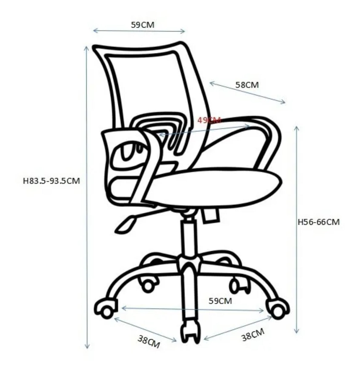 Silla ejecutiva mesh