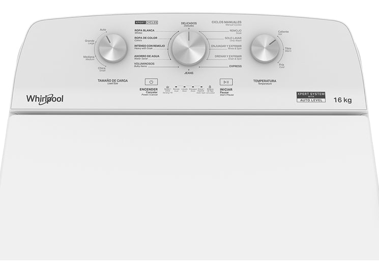 Lavadora Whirlpool 16Kg 8MWTW1643MJQ0
