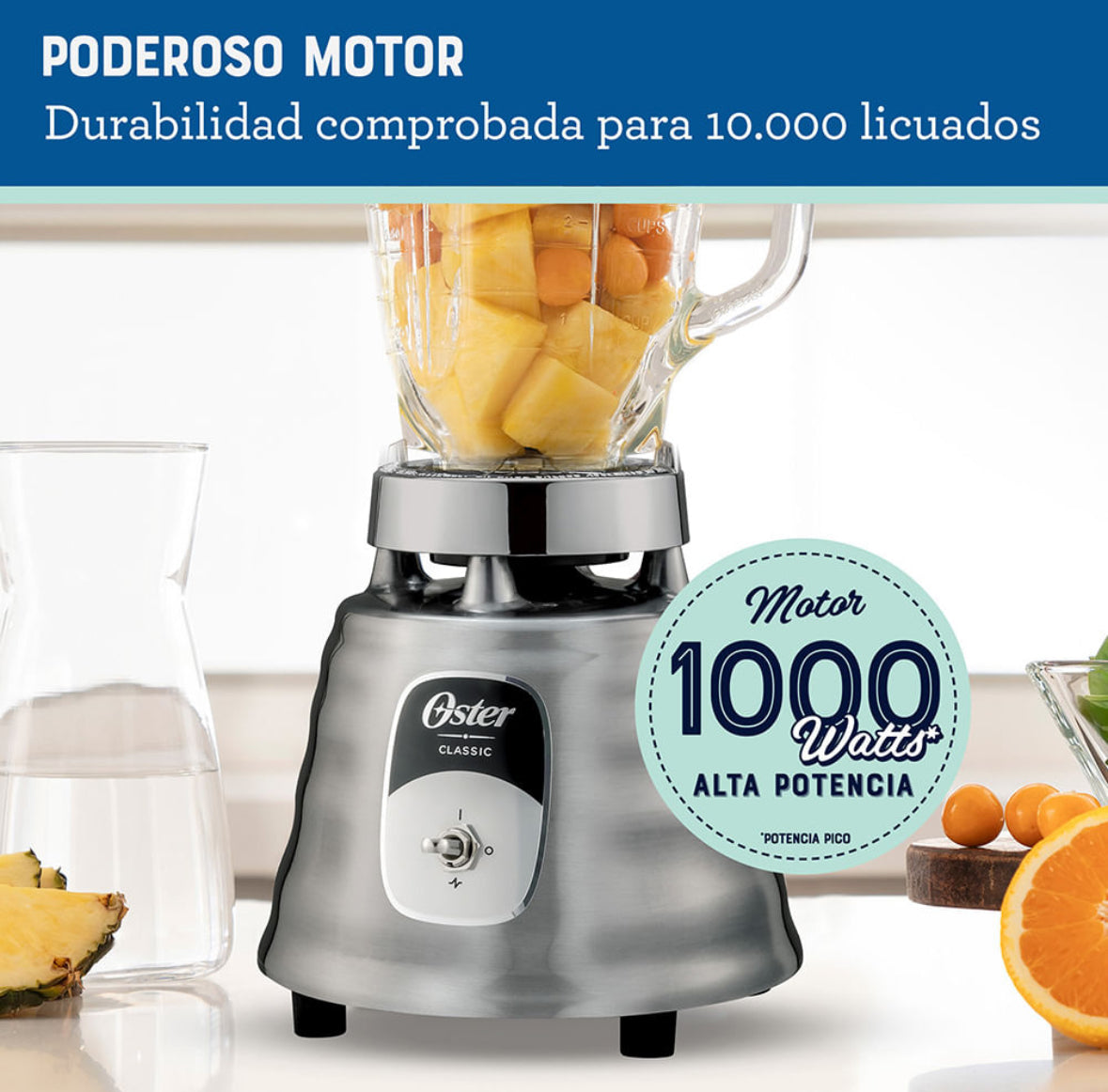 Licuadora Oster 1 velocidad Gris BLST4127