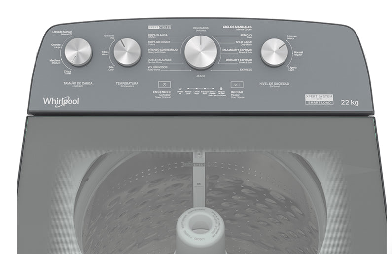 Lavadora Whirlpool 22kg 8MWTW2224WJM1