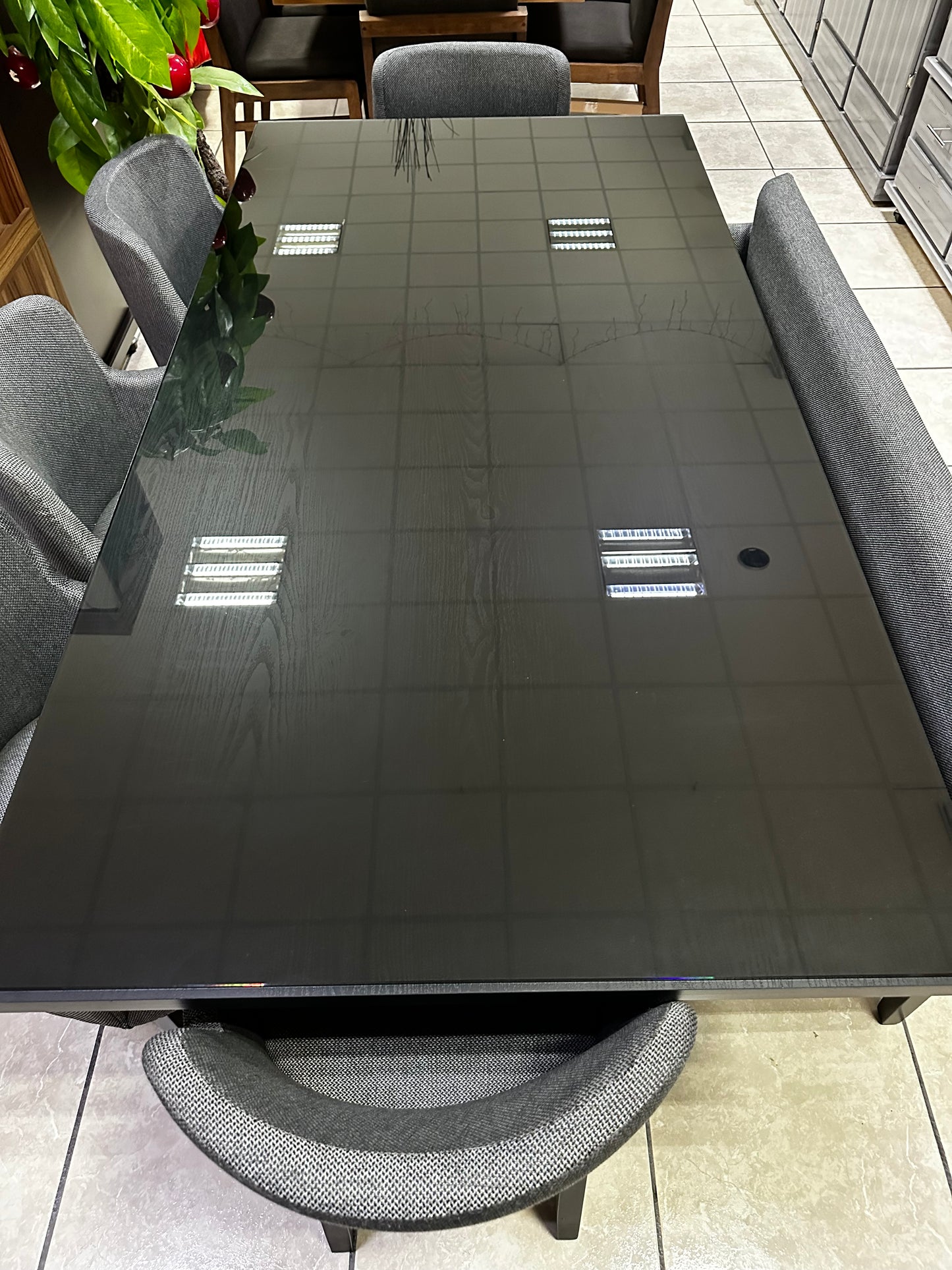 Comedor Erabig geo 5 sillas/ 1 banca