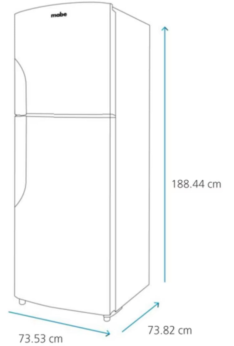 Refrigerador Mabe RMS510IVMRM0