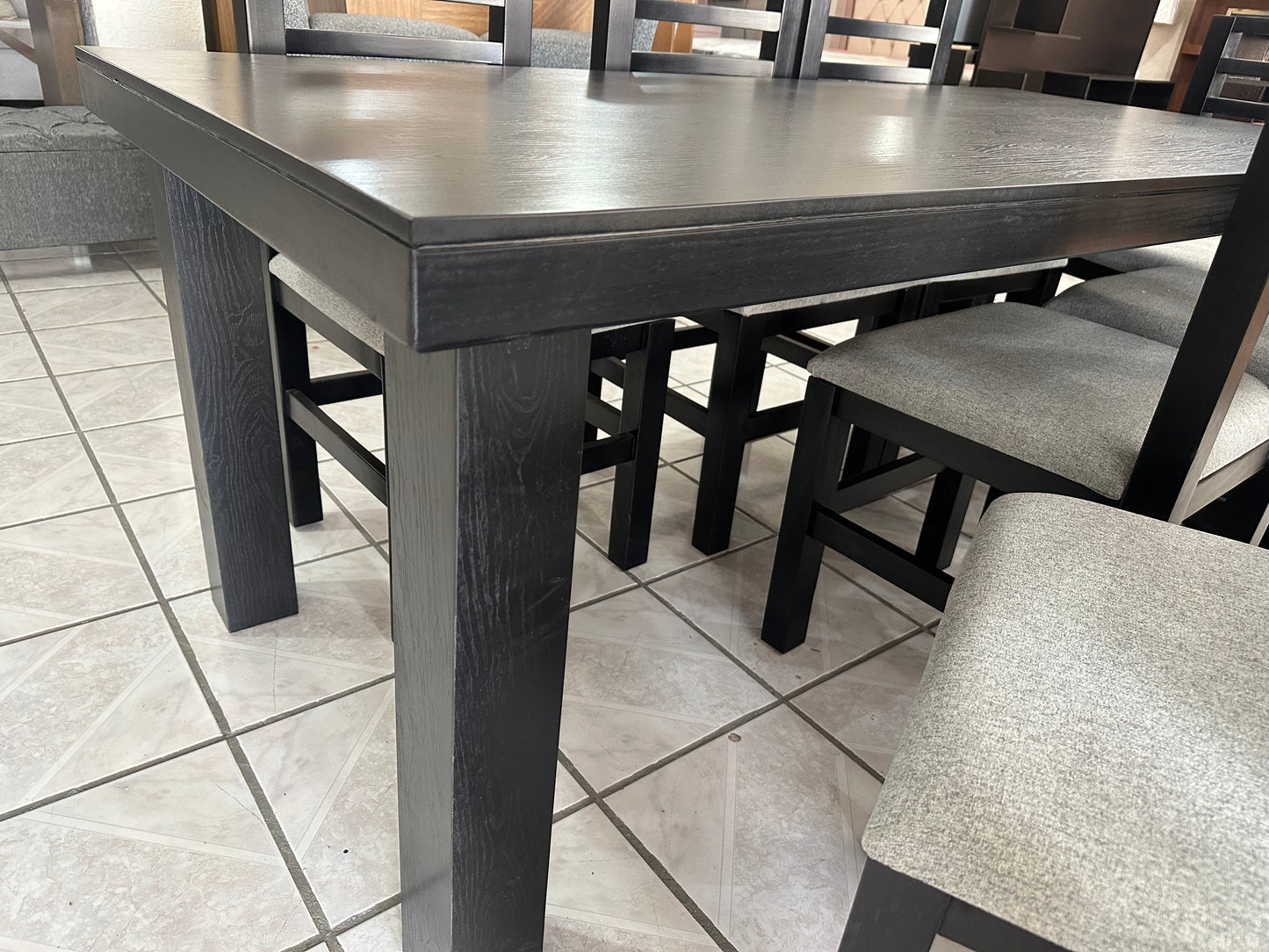 Comedor Fili 8 sillas Negro
