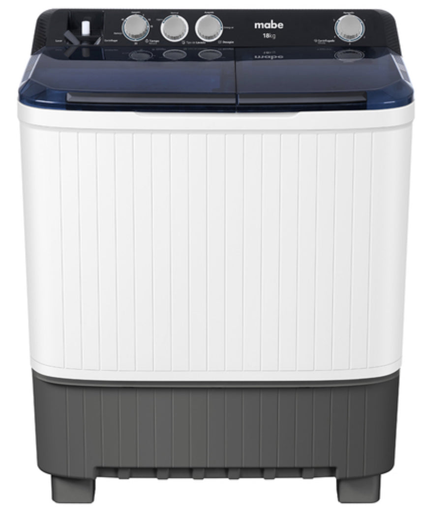 Lavadora/Exprimidor Mabe 18Kg LMDX8124HBAB0