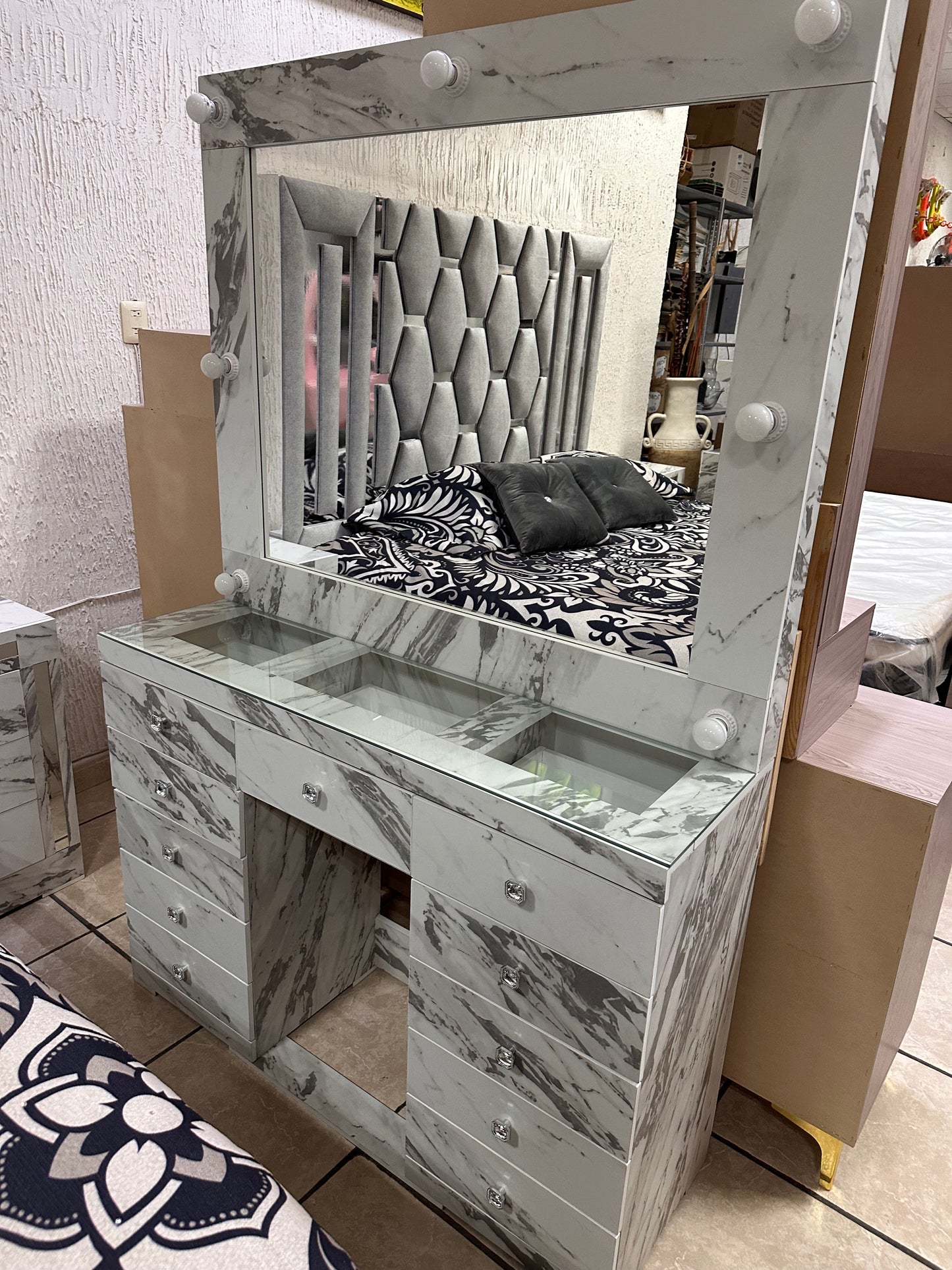 Recámara K.S Dubai Gris