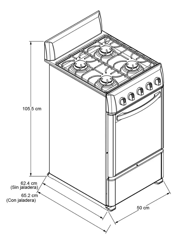 Estufa Acros 4Q NAW1001S01