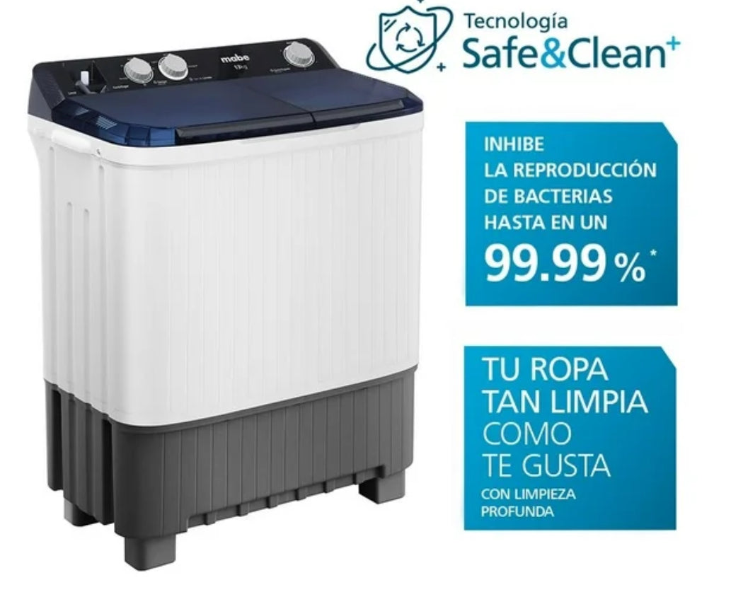 Lavadora/Exprimidor Mabe 13Kg LMDX3123HBAB0
