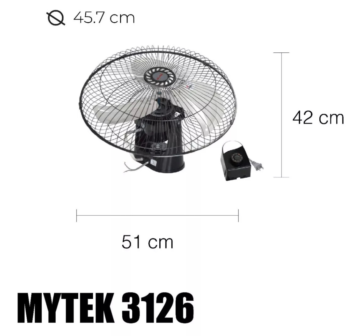 Ventilador Mytek 3126