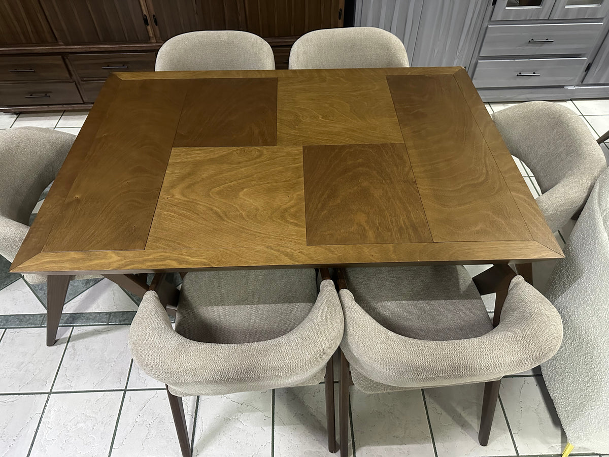 Antecomedor Gala okume 6 sillas