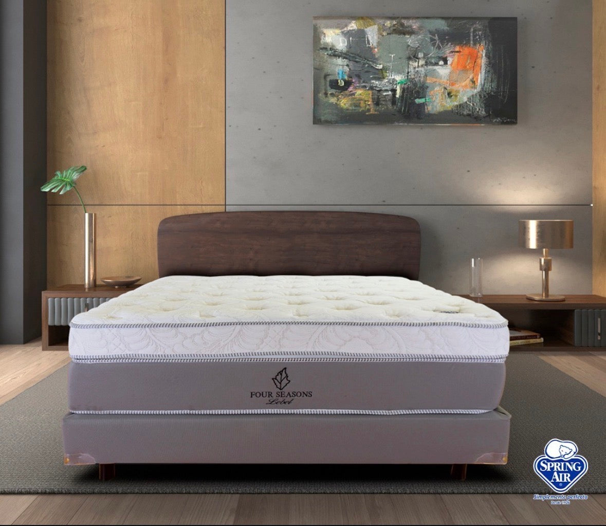 Colchon Spring Air Four Seasons Dizengoff King Size