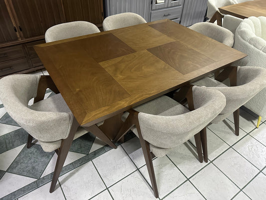 Antecomedor Gala okume 6 sillas