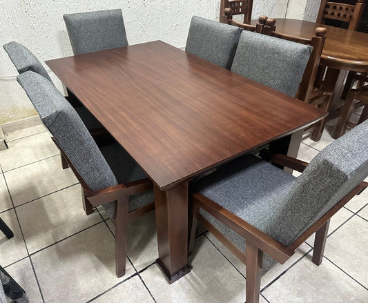 Comedor Don Toño 6 sillas Gris