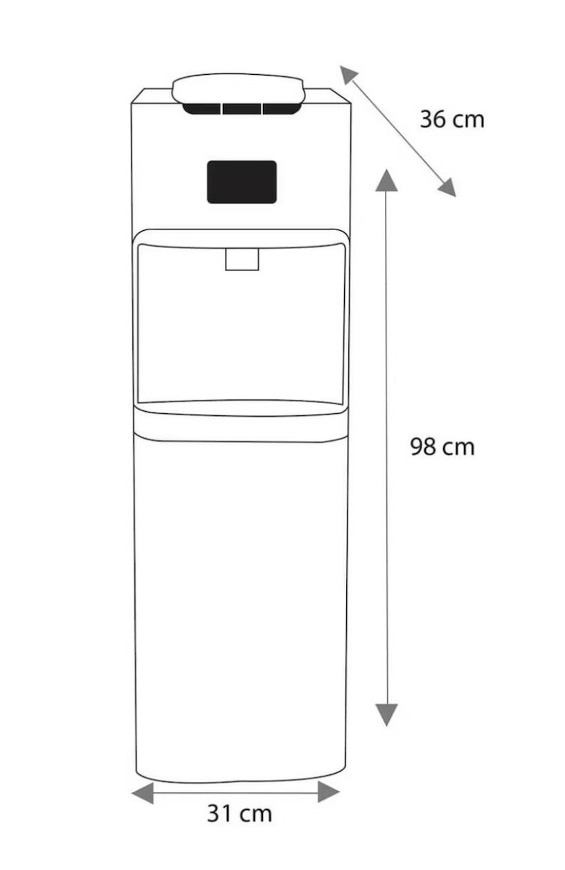 Dispensador de agua Mabe EMDPCCB3