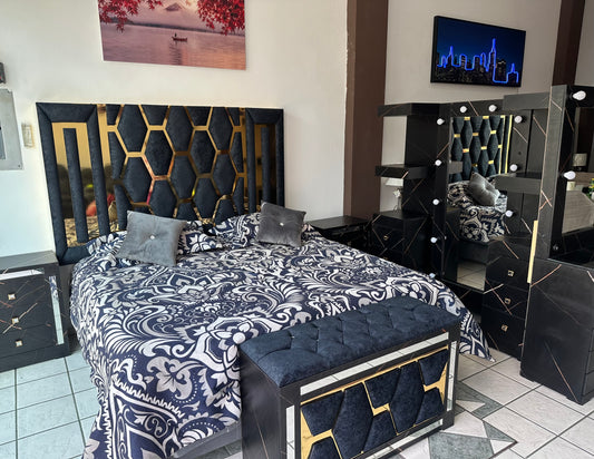 Recámara K.S Dubai negra