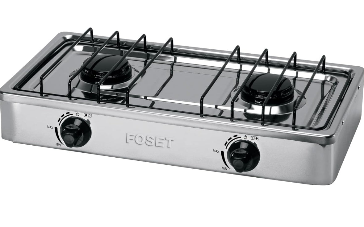 Estufa Foset 2Q acero inoxidable