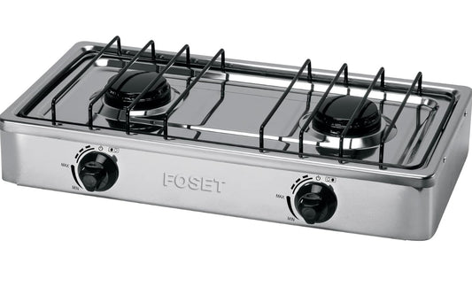 Estufa Foset 2Q acero inoxidable