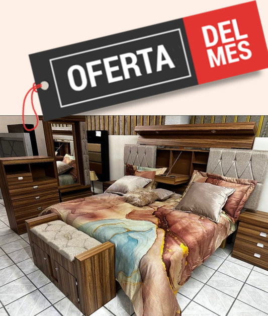 Recámara King Size Andromeda Parota