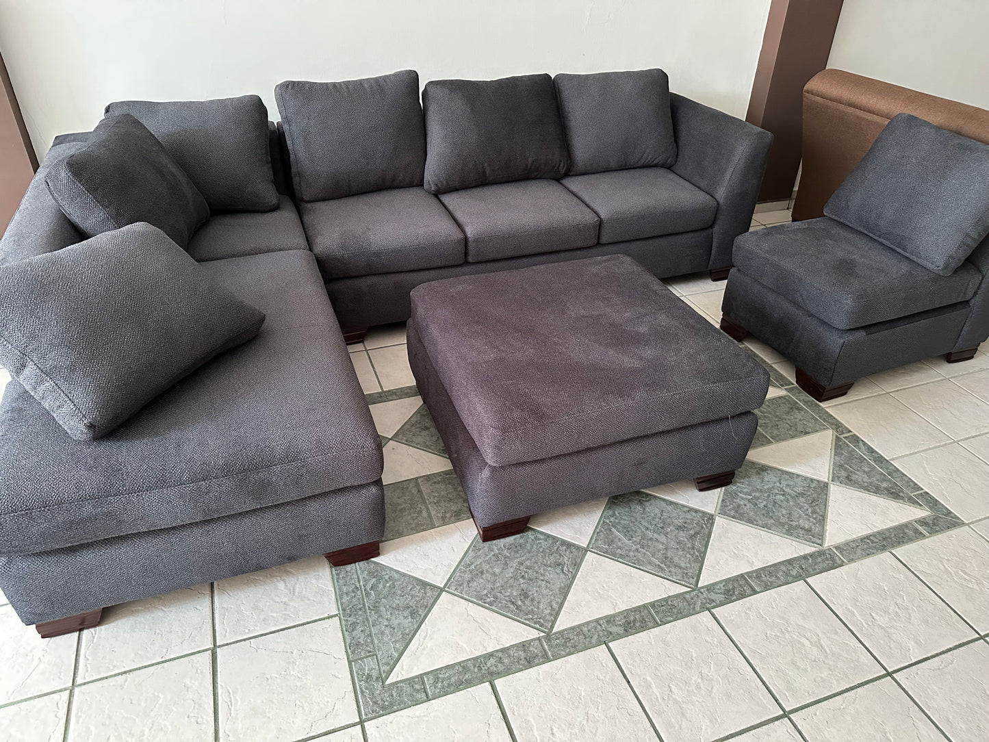 Sala Berlín Esquinero Charcoal