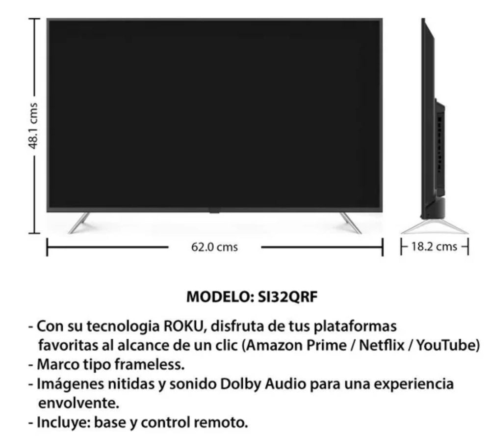 Televisión JVC 32 Pulgadas