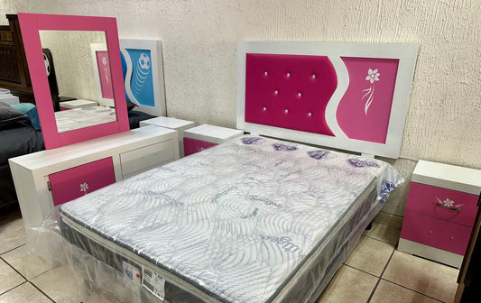 Recámara infantil Matrimonial Rosa
