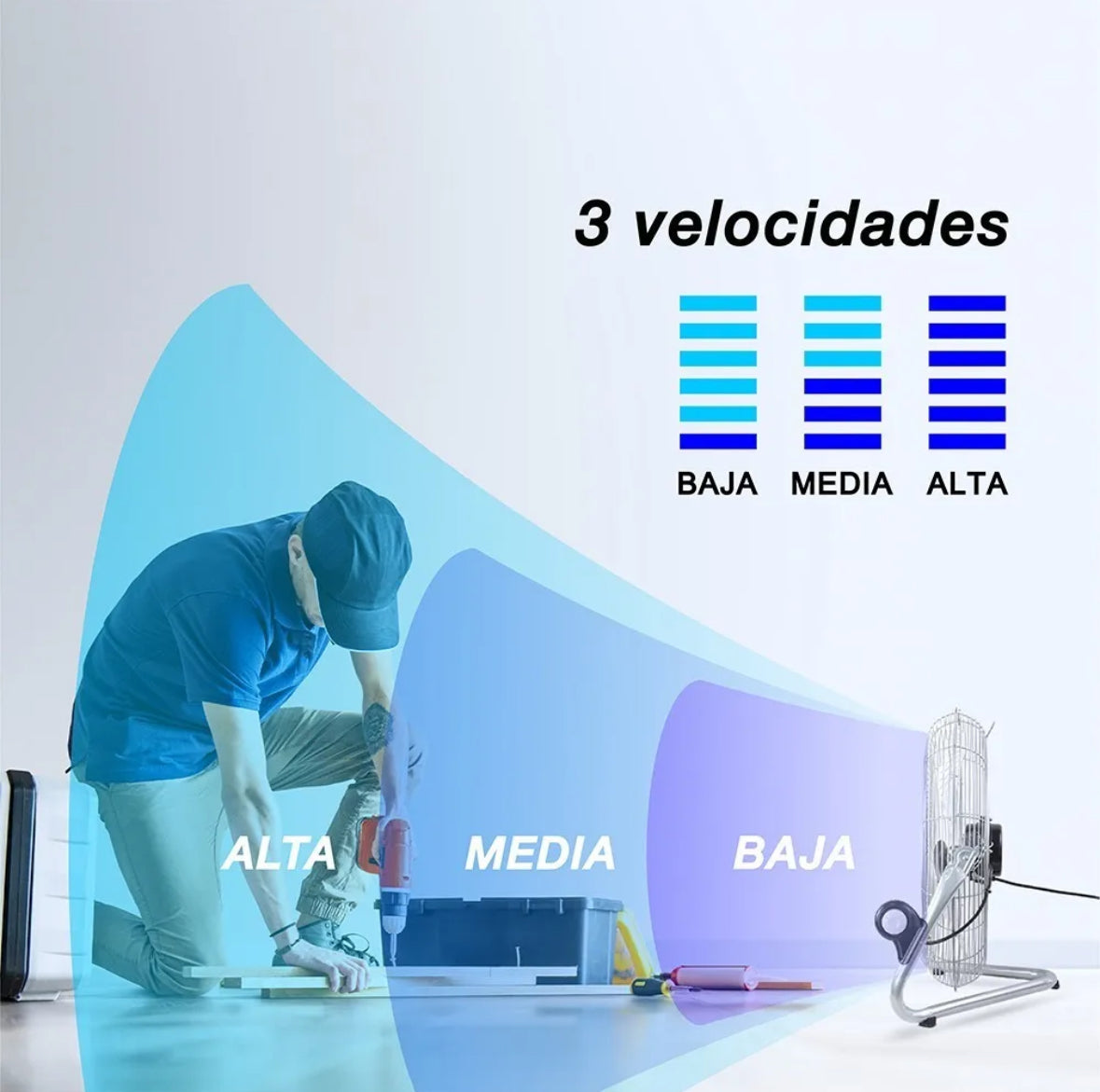 Ventilador Mytek de Piso 3306