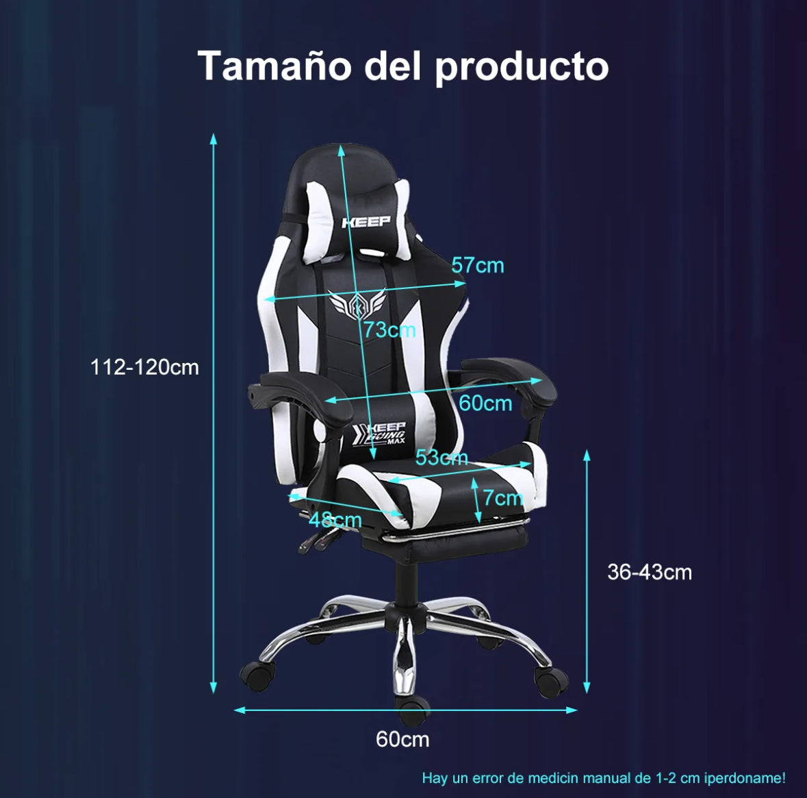 Silla Gamer Reclinable