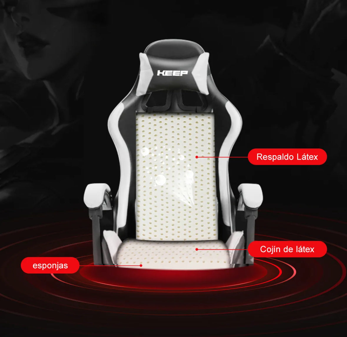 Silla Gamer Reclinable