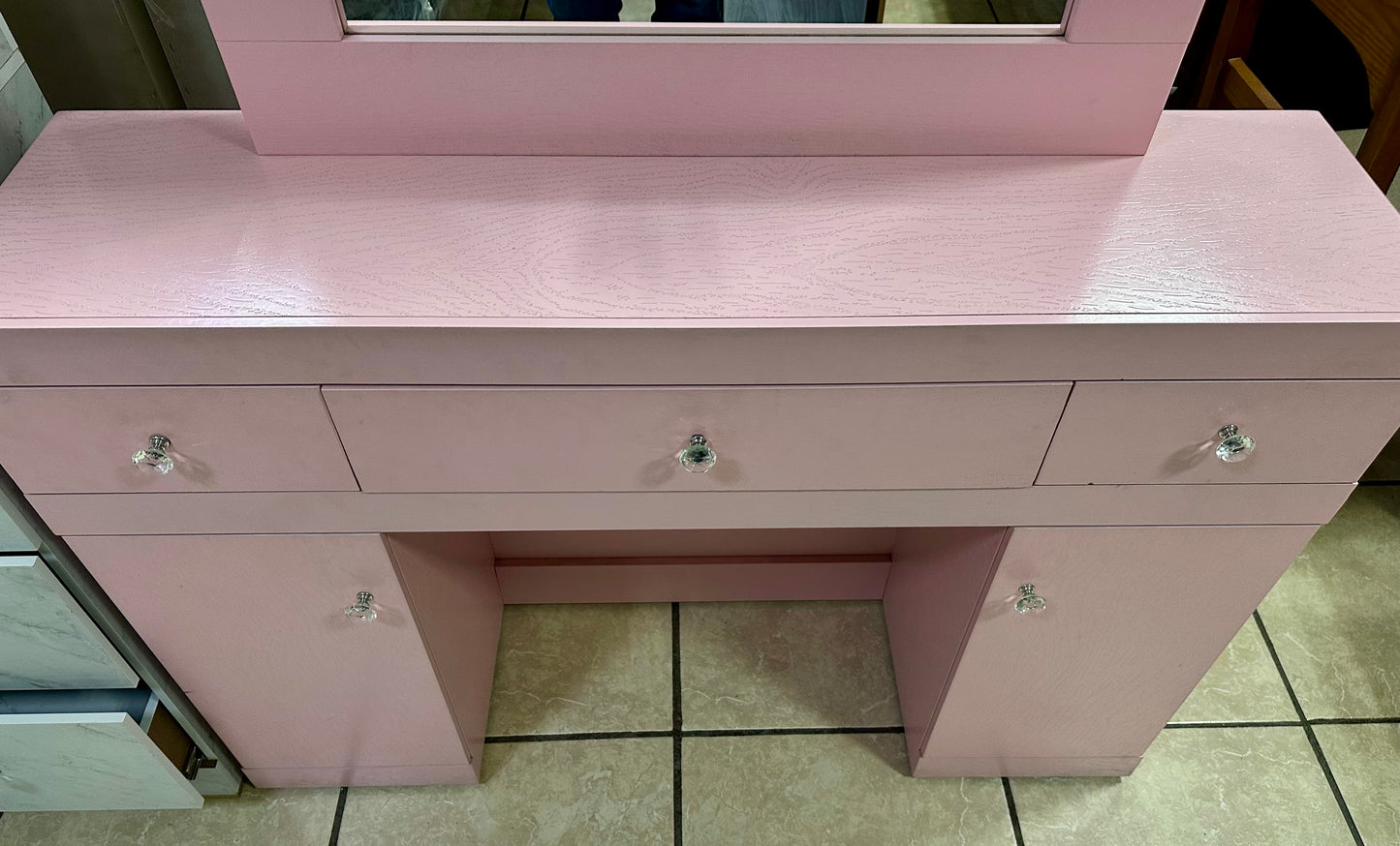 Tocador Vanity Rosa
