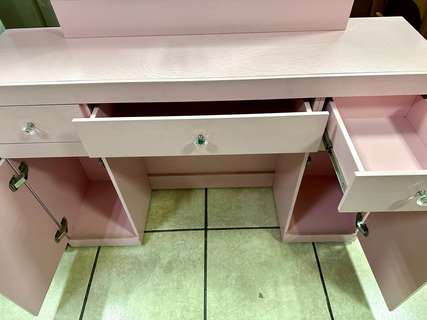 Tocador Vanity Rosa