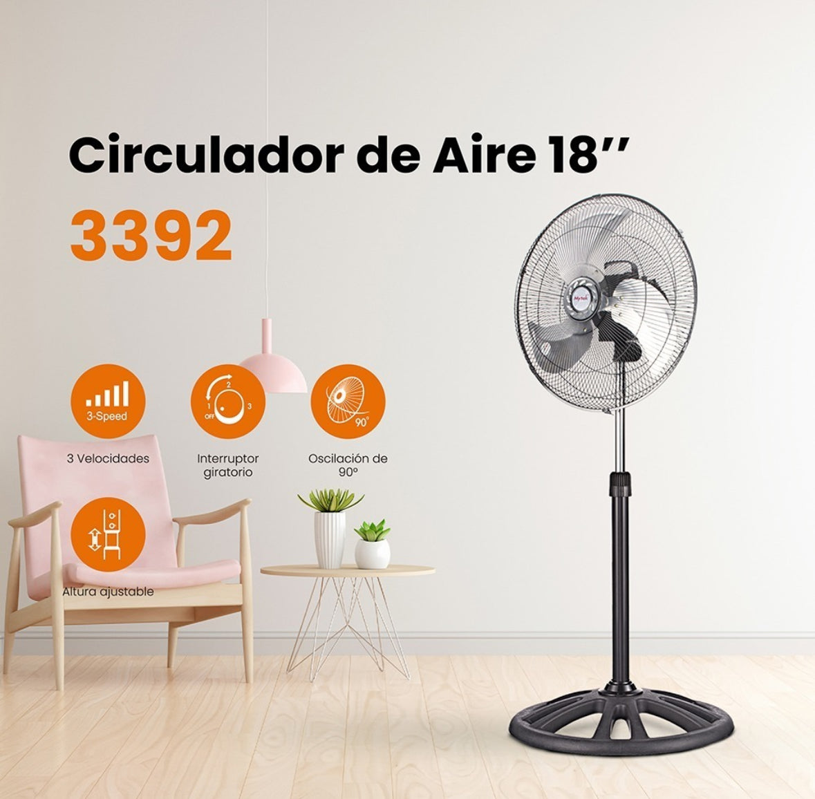 Ventilador Mytek 3392