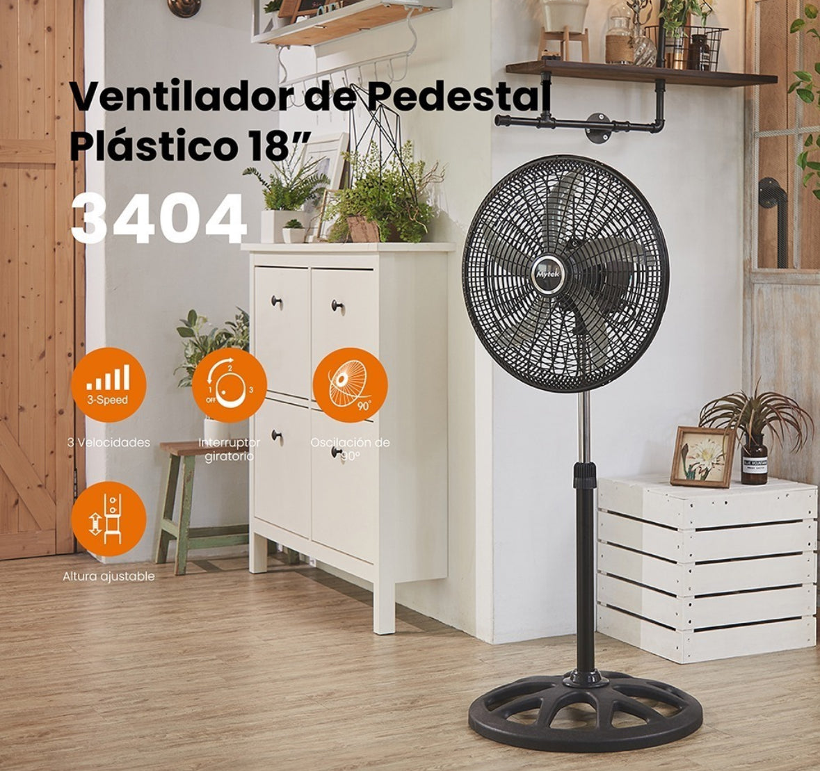 Ventilador Mytek 3404