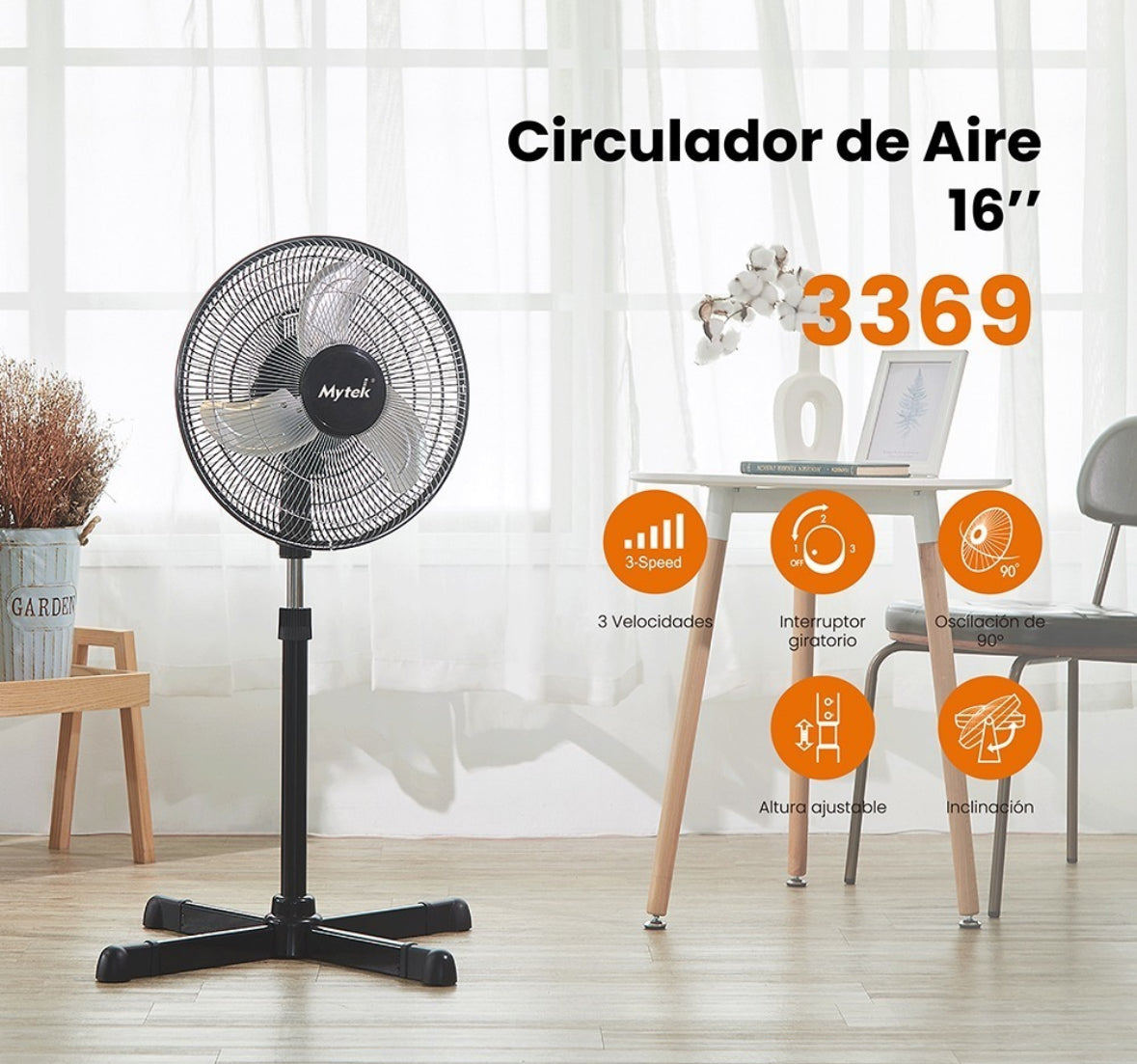 Ventilador Mytek 3369