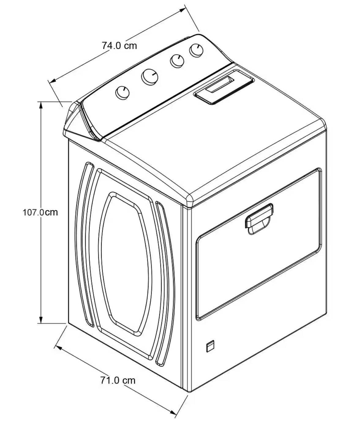 Secadora Whirlpool 21Kg