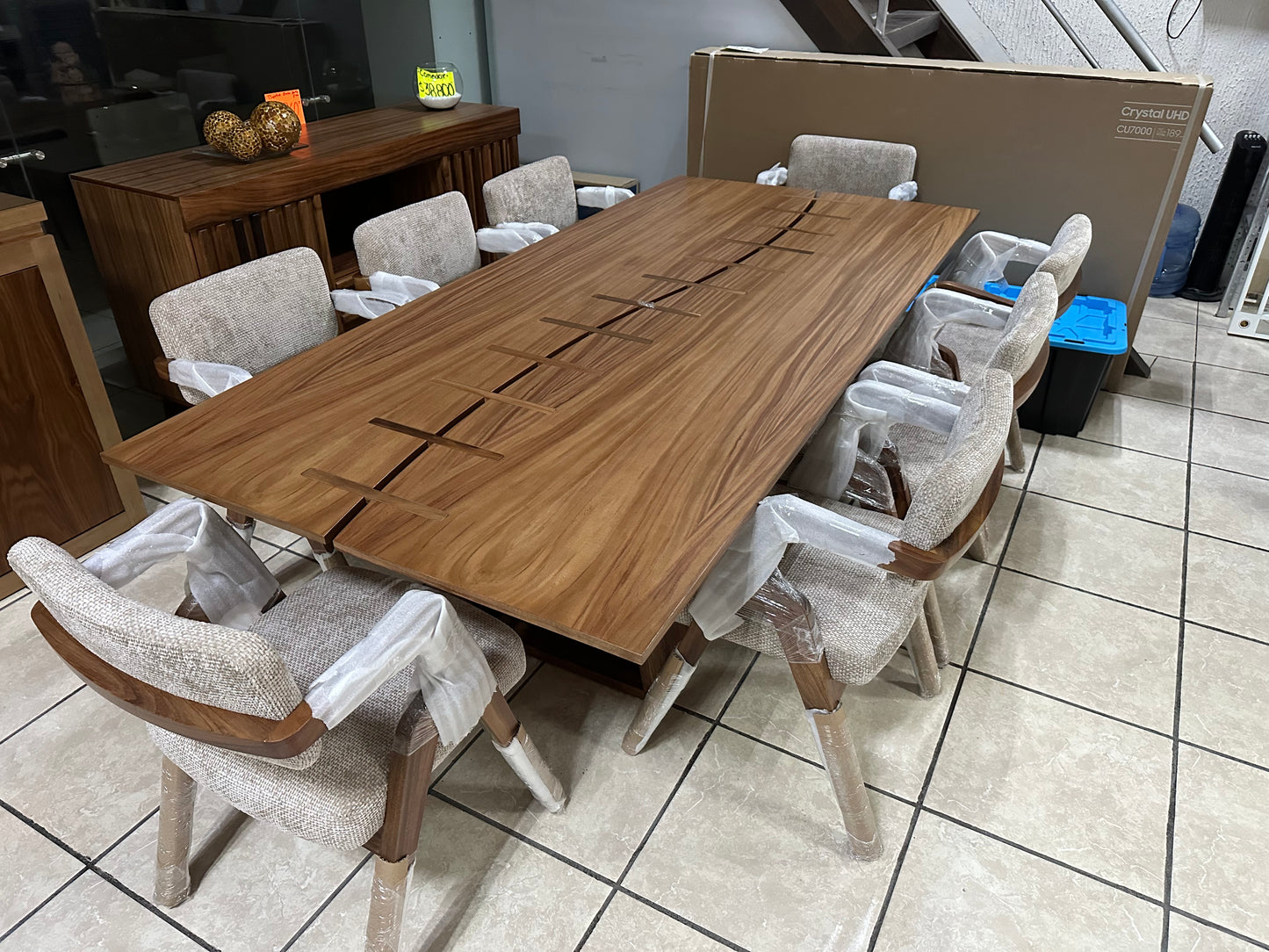 Comedor Porto Fino 8 sillas parota