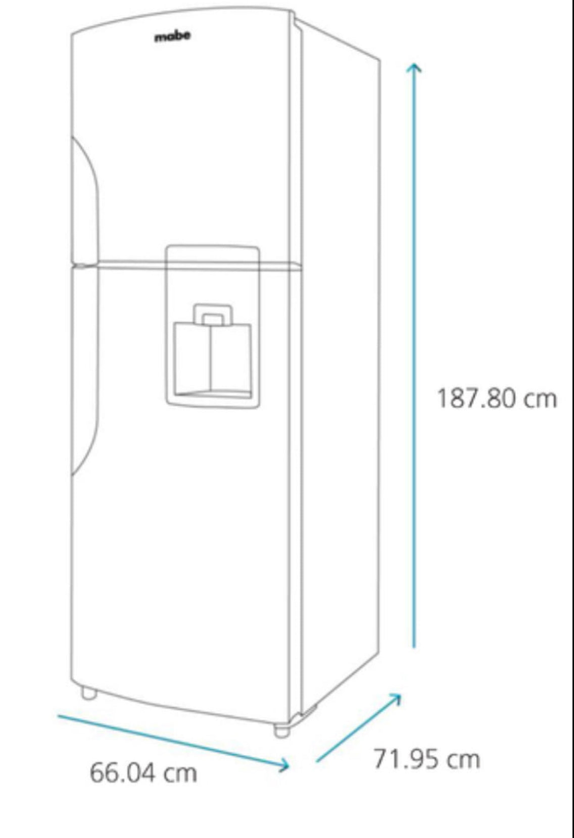 Refrigerador Mabe RMS400IAMRE0