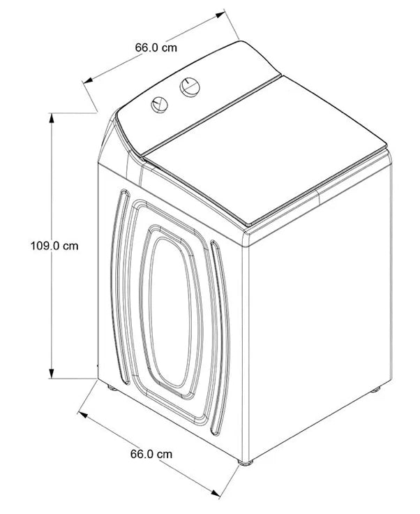 Lavadora Whirlpool 16Kg 8MWTW1612MJQ0