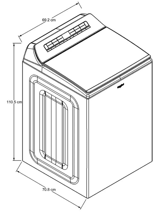 Lavadora Whirlpool 28Kg 7MWTW7120LC