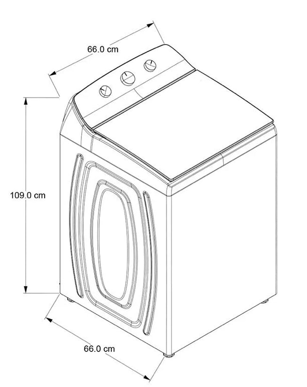 Lavadora Whirlpool 16Kg 8MWTW1643MJQ0