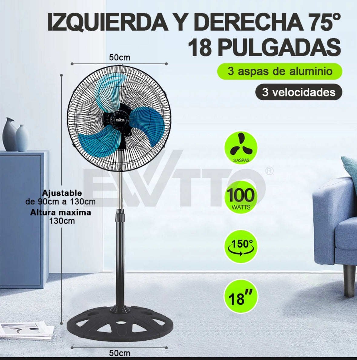 Ventilador RCA RC-18B3