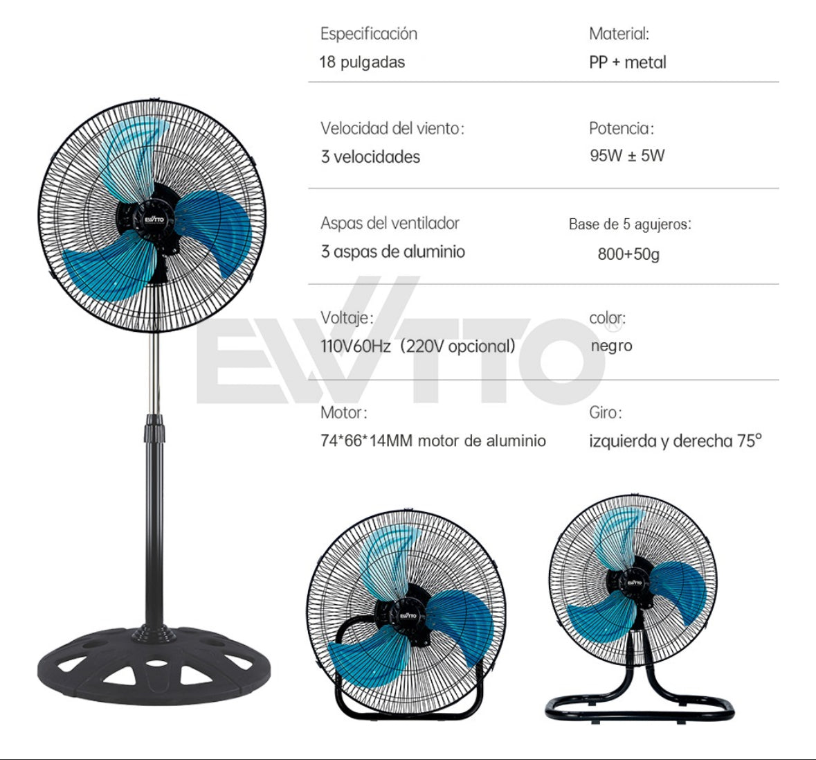 Ventilador RCA RC-18B3