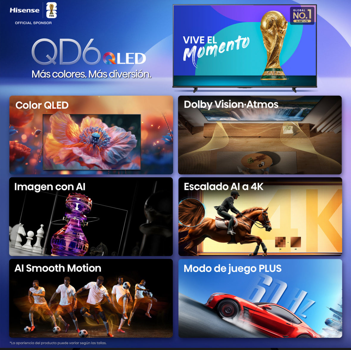 Televisión Hisense 50 Pulgadas