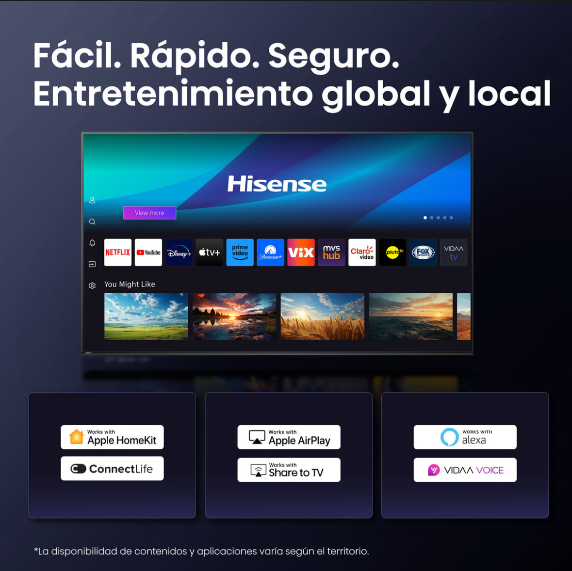 Televisión Hisense 50 Pulgadas