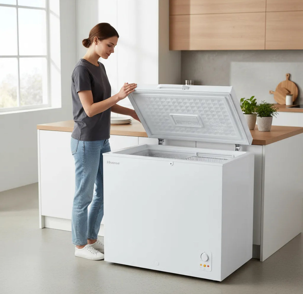 Congelador Hisense 7p FC70D6BWX