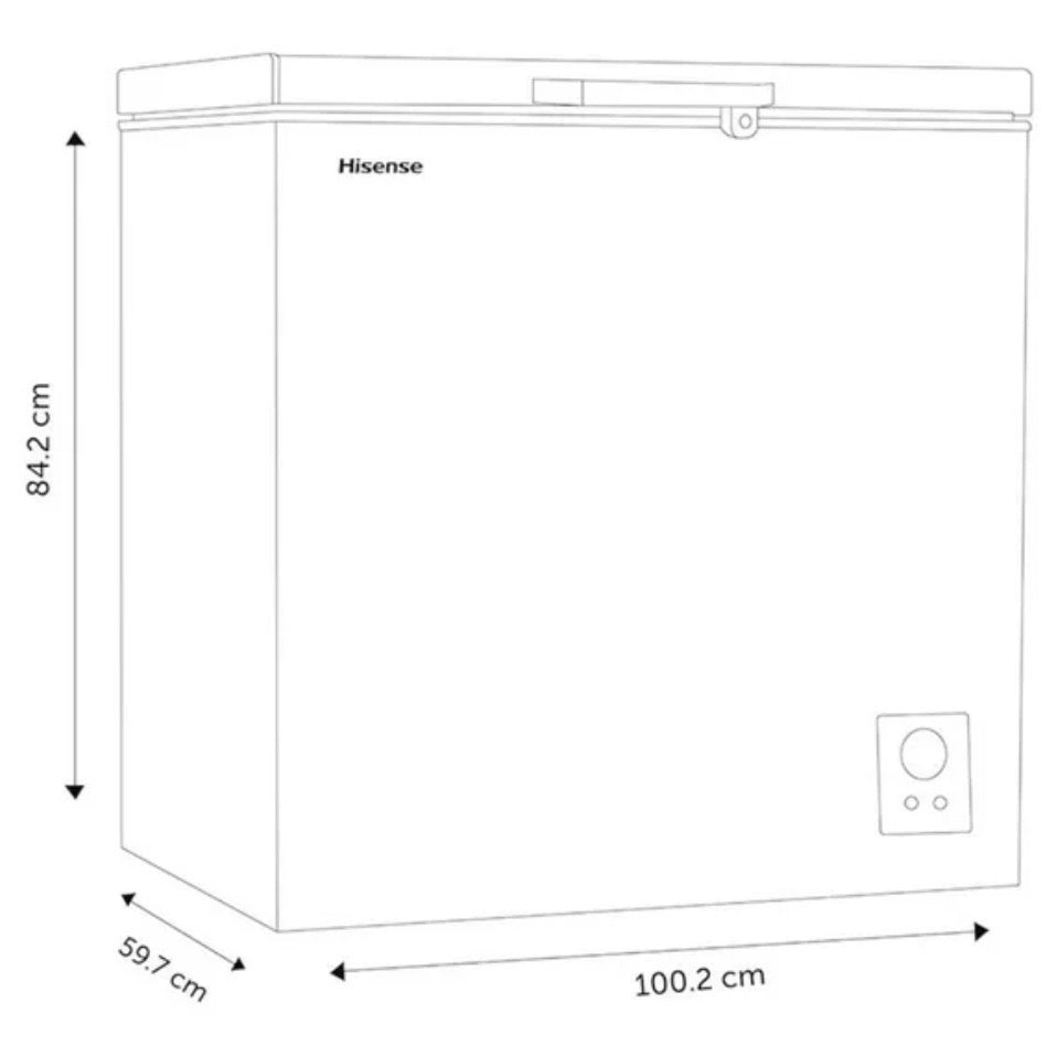 Congelador Hisense 9p FC88D6CWX1
